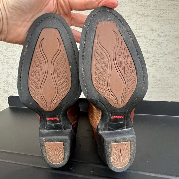 LAREDO Mens Rust Breakout Leather Cowboy Western Boots Size 9 - Picture 8 of 15